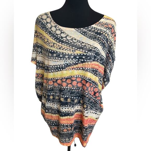 New ~ GO COUTURE ~ Crewneck Printed T-Shirt Made in USA Medium Oversized - Picture 1 of 7